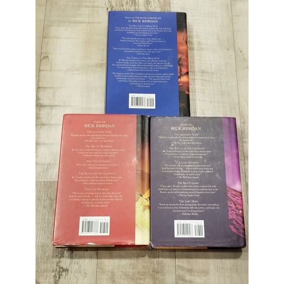 KANE CHRONICLES Rick Riordan- Lot of 3 Complete Series Hardcover Set 1st Ed - Picture 3 of 7
